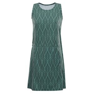 Šaty dámské ALPINE PRO COLEENA 2 s COOL DRY zelené Velikost: XS