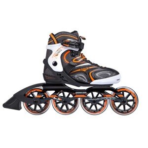 Kolečkové brusle NILS EXTREME NA 1060 S černo-oranžové Velikost: 39