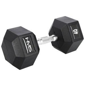 HMS PREMIUM Hexagonální jednoručka HMS 40 kg