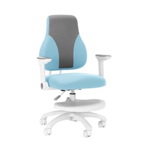 Dětská rostoucí židle ERGODO KIDS WHITE Barva: světle modro-šedá