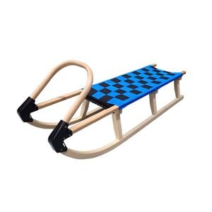 Acra Sáně dřevěné 125cm modré