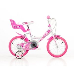 Dino bikes Kolo 16" Dino 164 bílo/růžové