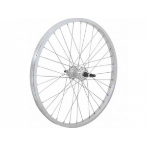 Remerx Kolo zapletené 20" 406-21 zadní 36 děr stříbrné CnSpoke