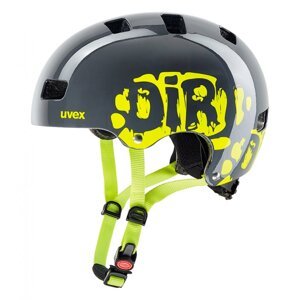 Přilba dětská UVEX Kid 3 dirtbike grey/lime Velikost: 51-55
