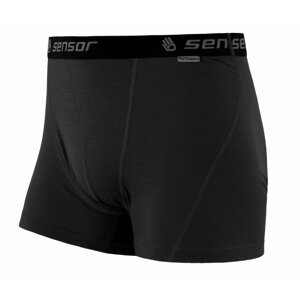 Boxerky SENSOR MERINO ACTIVE černé Velikost: M