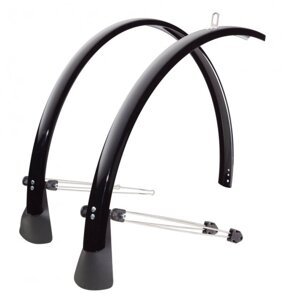 Blatníky SKS COMMUTER HYBRID 28" 45mm stříbrné