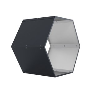 Přístřešek na dřevo G21 HEX 53 - 92 x 60 cm, antracitový