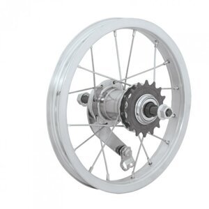 Remerx Kolo zapletené s torpédem Velosteel 16" 305-21 zadní 16 děr stříbrné