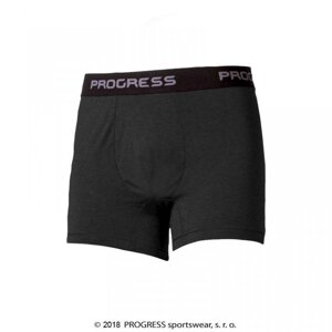 Boxerky Progress CC SKN coffee antracitové Velikost: XL