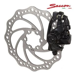 Brzda kotoučová Saccon zadní mechanická s kotoučem 160mm