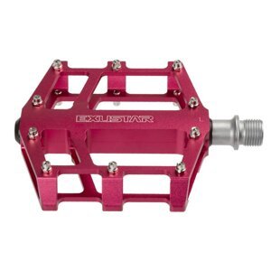 TWN Pedály BMX FLAT EXUSTAR standard závit 9/16" růžové