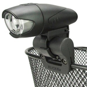 Držák světla KlickFix Light Clip pro koše černý