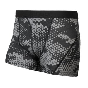 Boxerky SENSOR MERINO IMPRESS černé/honeycomb Velikost: XXL
