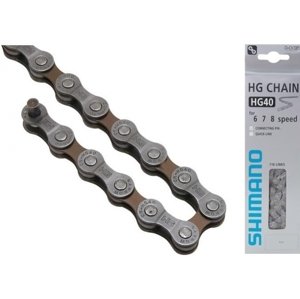 Řetěz Shimano CN-HG40 6/7/8r. 114čl. se spojkou UG51 original balení