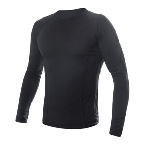 Triko dlouhé pánské SENSOR MERINO AIR černé Velikost: XXXL