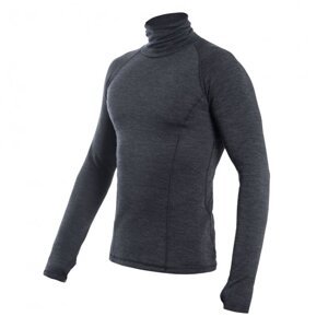 Triko dlouhé pánské SENSOR MERINO BOLD rolák antracitové Velikost: L