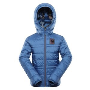Bunda dětská oboustranná ALPINE PRO EROMO HI-THERM modrá Velikost: 152/158