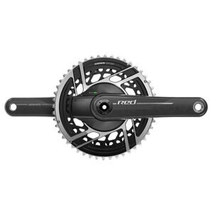 Kliky SRAM RED AXS E1 2x12 48x35z 172.5mm černé s power metrem