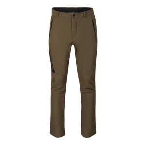 Kalhoty pánské dlouhé ALPINE PRO HURF softshellové s membránou zelené Velikost: 48
