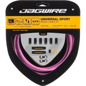Sada lanko+bowden Jagwire Sport Brake Kit růžová