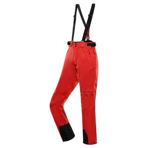 Kalhoty pánské dlouhé ALPINE PRO EDES s membránou PTX červené Velikost: S