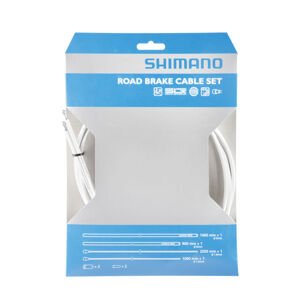 Shimano-servis Bowdeny+lanka Shimano set 1.6 x 1000/2050mm, 800/1400mm bílý