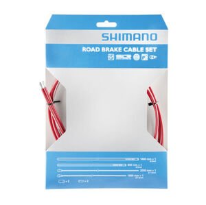 Shimano-servis Bowdeny+lanka Shimano set 1.6 x 1000/2050mm, 800/1400mm červený
