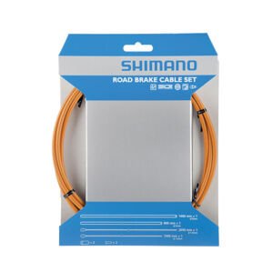 Shimano-servis Bowdeny+lanka Shimano set 1.6 x 1000/2050mm, 800/1400mm oranžový