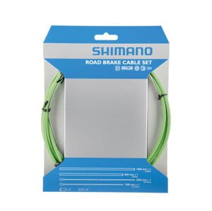 Shimano-servis Bowdeny+lanka Shimano set 1.6 x 1000/2050mm, 800/1400mm zelený