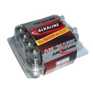 Baterie Ansmann alkalické AA 20ks