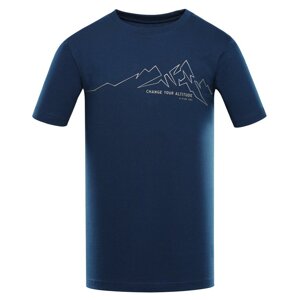 Triko pánské krátké ALPINE PRO BOLEN 2 s COOL DRY modré Velikost: 5XL