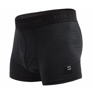Boxerky SENSOR MERINO CORDURA černé Velikost: L