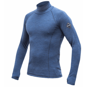 Rolák dlouhý pánský SENSOR MERINO BOLD modrý Velikost: L