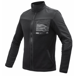 Bunda pánská SENSOR TEDDY fleece černá Velikost: L