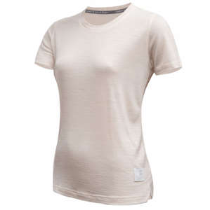 Triko krátké dámské SENSOR MERINO LITE béžové Velikost: XL