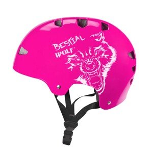 Bestial Wolf SKULLFUCHSIA-B Casco fuchsia talla grande 8-a-99-aos