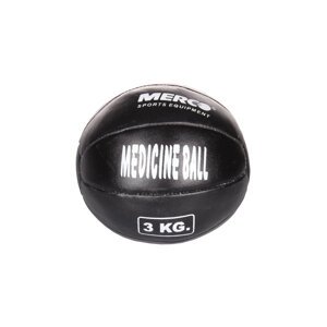 Black Leather kožený medicinální míč, 3 kg