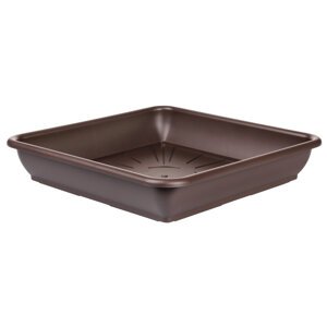 Quattro miska pod květináč hnědá, 30 cm