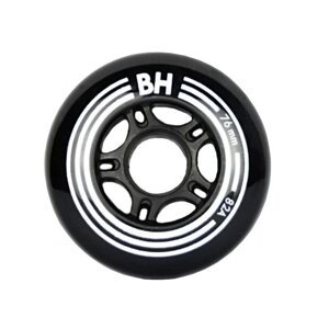 Black 76mm 82A in-line kolečko, 1 ks