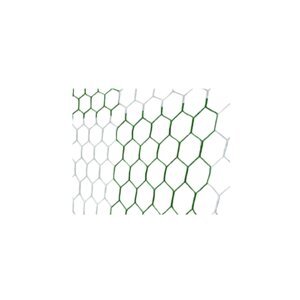 Football HEX M120 fotbalová síť bílá-zelená, 1 ks