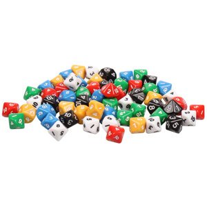Dice Set AC10 házecí kostky sada 6 x 10 ks, 1 sada